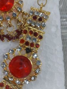 Stunning Red Stone Jewellery Set