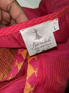 Elegant Pink &amp; Orange Kurta