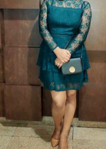 Elegant Lace Tiered Dress
