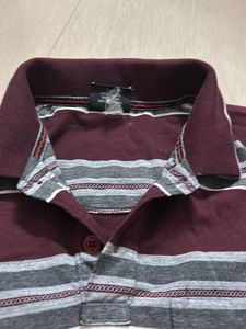 Men's Striped Polo T-Shirt