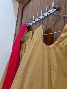 Golden Kurta Set with Palazzo