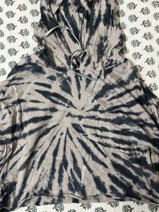 Tie-Dye Cropped Hoodie