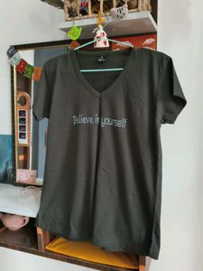 Believe in Yourself V-Neck Tee