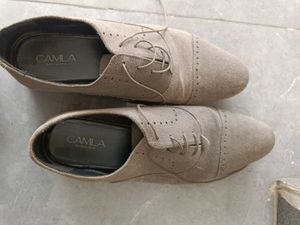 suede leather grey men shoes