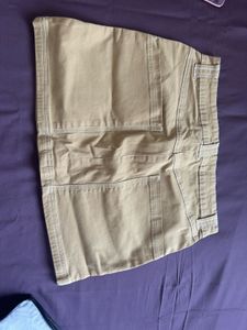 Tan Cargo Skirt