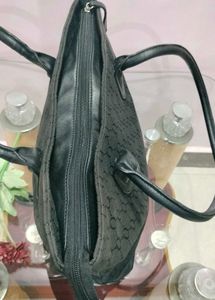 Classic Black Shoulder Bag