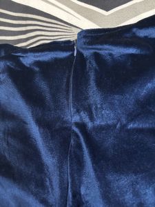 Elegant Royal Blue Velvet Gown