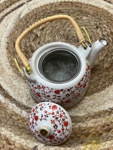 Vintage Floral Teapot