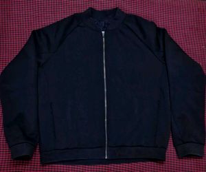 Classic Black Bomber Jacket