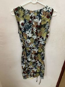 Latin quarters Floral Sleeveless Mini Dress/top