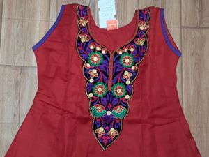 Anarkali Suit With Chudidar Pajama &amp; Dupatta Set🛍