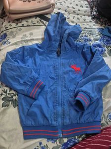 Abercrombie Kids Blue Hooded Jacket