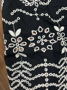 MANGO ethnic top schiffli