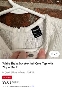 Chic White Knit Vest