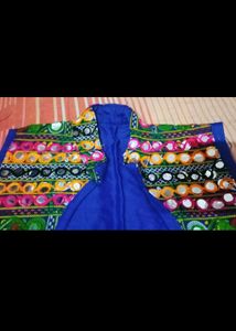 Embroidered Mirrorwork Vest