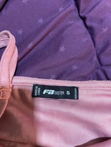 Pink Lace Cami Top