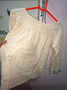 Top With Embroidery