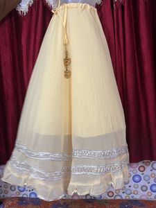 Elegant Yellow Ethnic lehenga with dupatta no blou