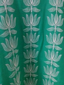 Size XS Green Embroidered Kurta with Dupatta