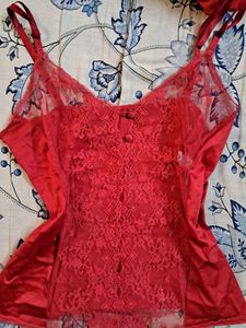 Red Lace Cami
