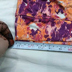 Abstract Print⭐ High-Waisted Bikini Bottom