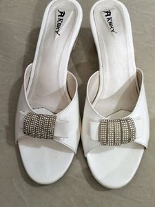 White Colour Heels In A Good Condition