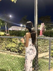 Elegant Floral Print bodycon dress