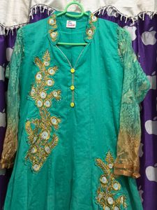 Beautiful Green Kurta Set