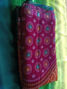 new Bandhani Print Saree