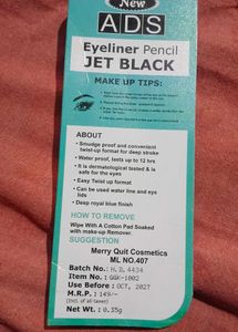 Black Jet Eyeliner Pencil
