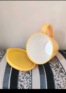 Yellow Mug With Lid