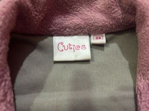 Girl's Stylish Pink Trim Jacket