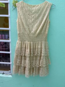 Lace Overlay Dress🧚🏼‍♀️