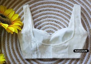 velvet yog blouse padded