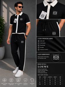 Men's Navy Blue Tracksuit Set
