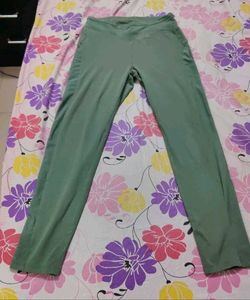 Teal Sleeveless Kurta with Green Leggings