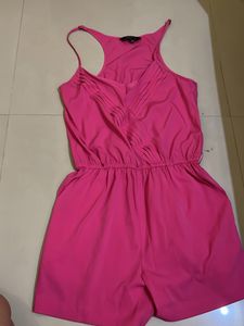 Vibrant Pink Romper