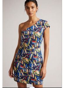 FOREVER 21 One-Shoulder  Mini Dress