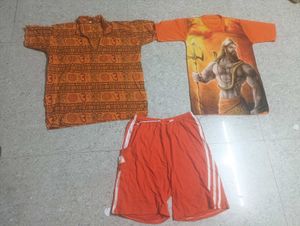 Men's Religious T-Shirt & Shorts Set