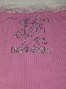 Pink Off-Shoulder Crop Top
