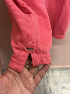 Abercrombie &amp; Fitch Coral Polo Shirt with Moose Lo