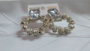 Sparkling Hoop Earrings