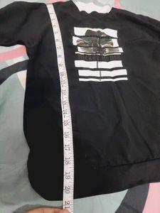 Black Graphic Top