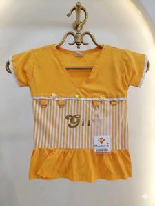 Cute Yellow Girls frock