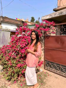Embroidered Pink Kurti