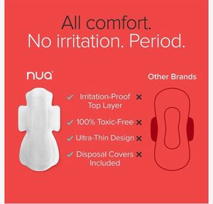 Nua XL Medium Flow Comfort Pads - 12 Count