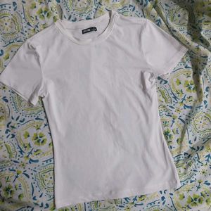 BONKERS CORNER White Polyamide Fitted Tshirt