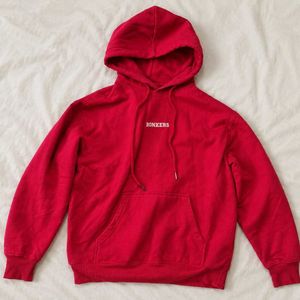 Red oversized Hoodie