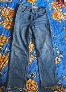 Women's Blue Wide Leg Jeans