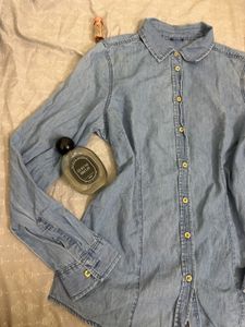 Classic Light Wash Denim Shirt